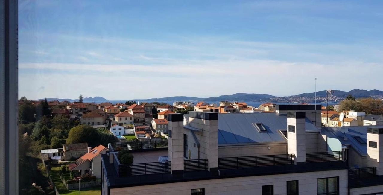 Appartement Piso Miracies- Wifi- Parking- Vistas Ria De Vigo Extérieur photo